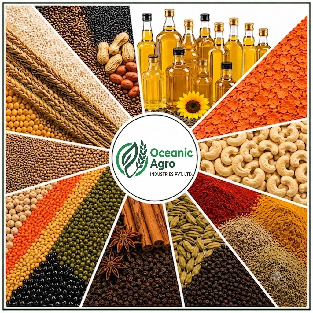 Farm-sourced ingredients at Oceanic Agro Industries