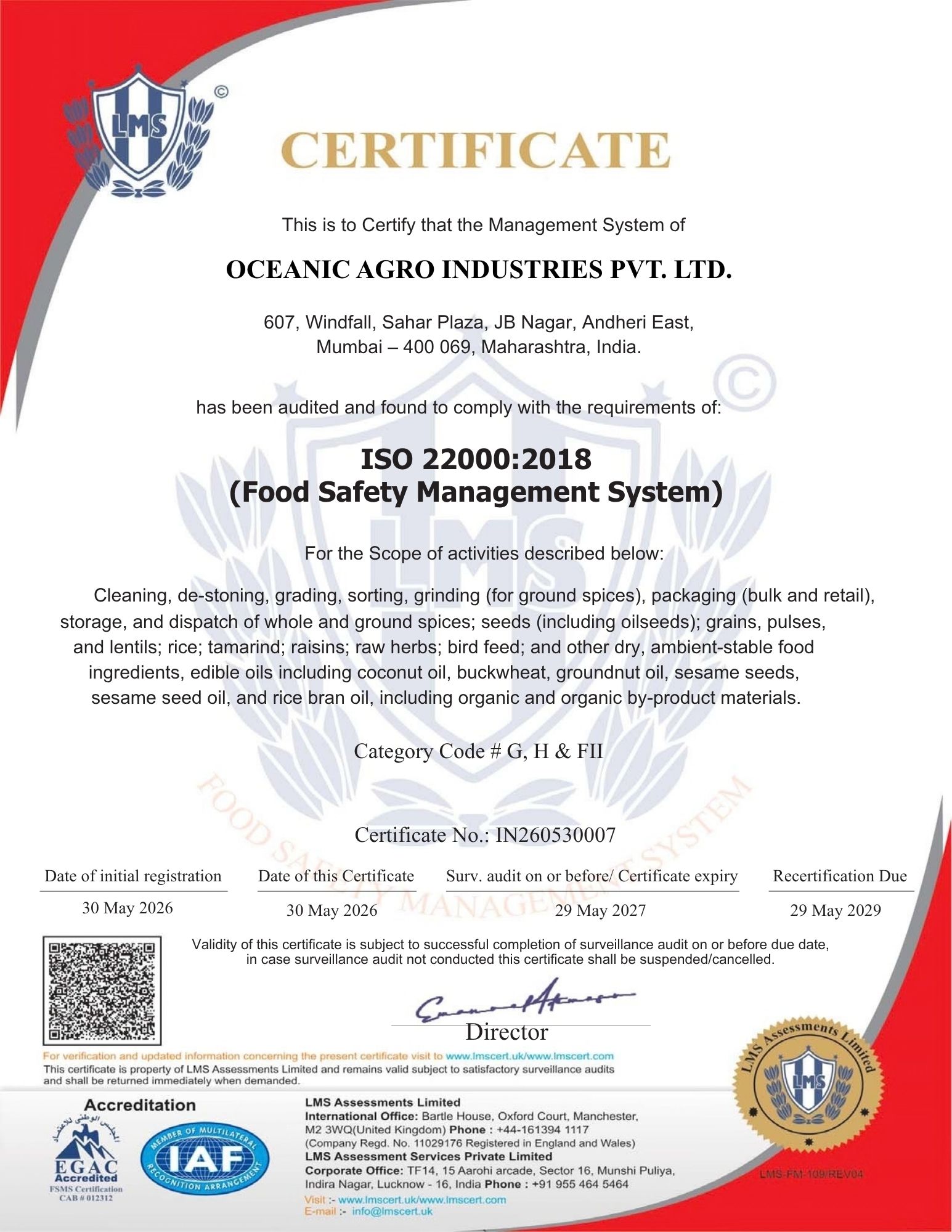 ISO 22000:2018